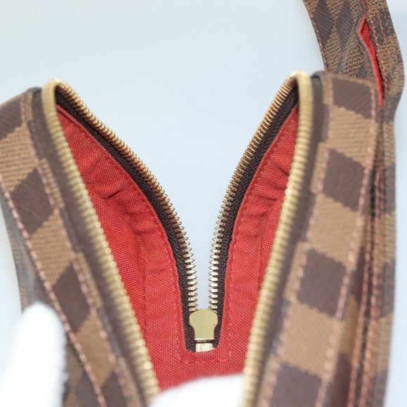 LOUIS VUITTON Damier Ebene Geronimos Shoulder Bag N51994 LV Auth 129837