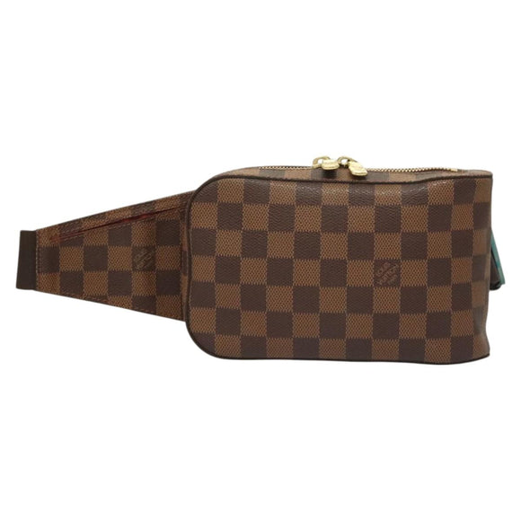 LOUIS VUITTON Damier Ebene Geronimos Shoulder Bag N51994 LV Auth 129837