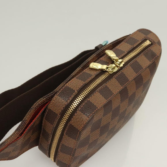LOUIS VUITTON Damier Ebene Geronimos Shoulder Bag N51994 LV Auth 129837