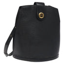 LOUIS VUITTON Epi Cluny Shoulder Bag Black M52252 LV Auth 129841-1