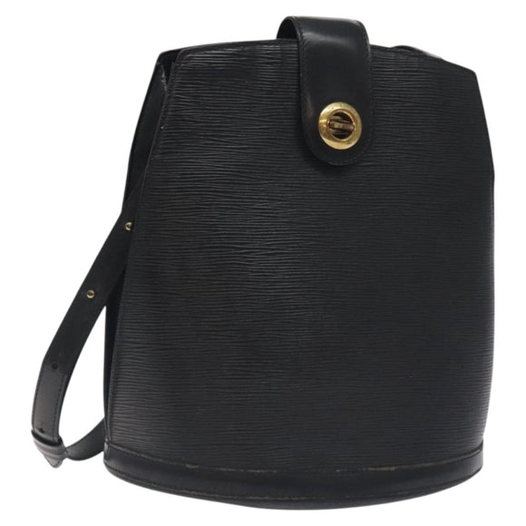LOUIS VUITTON Epi Cluny Shoulder Bag Black M52252 LV Auth 129841