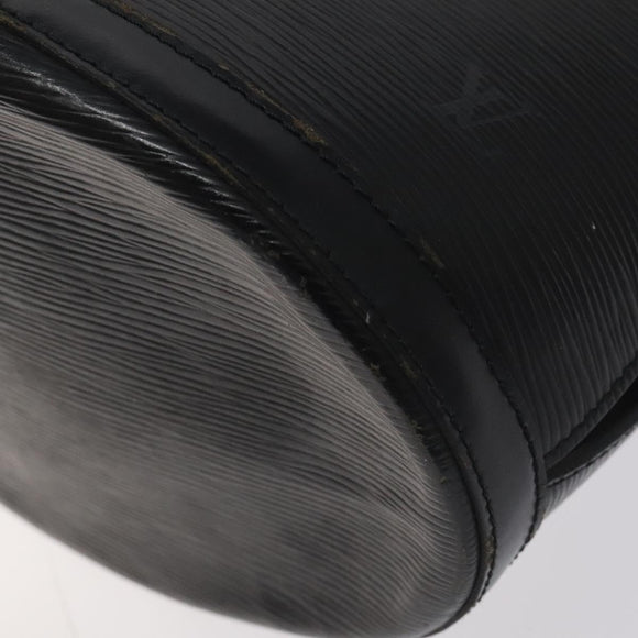 LOUIS VUITTON Epi Cluny Shoulder Bag Black M52252 LV Auth 129841