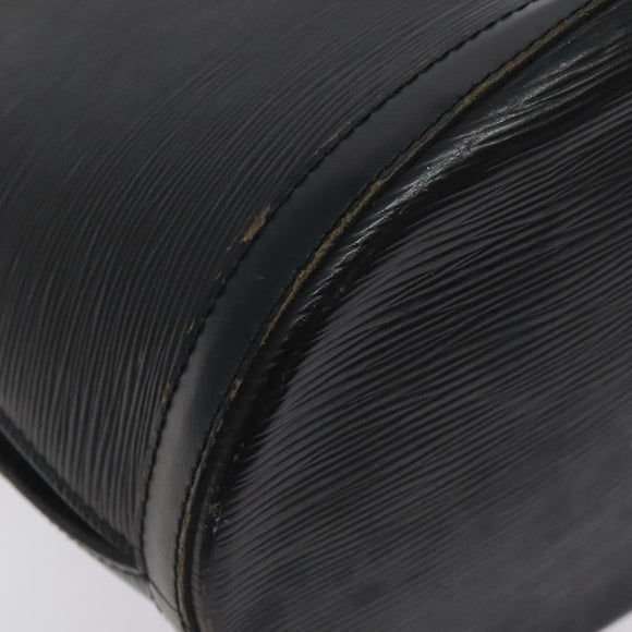 LOUIS VUITTON Epi Cluny Shoulder Bag Black M52252 LV Auth 129841