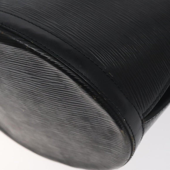 LOUIS VUITTON Epi Cluny Shoulder Bag Black M52252 LV Auth 129841