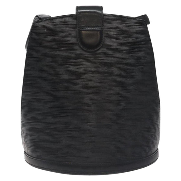 LOUIS VUITTON Epi Cluny Shoulder Bag Black M52252 LV Auth 129841