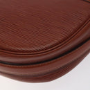 LOUIS VUITTON Epi Jeune FilleMM Shoulder Bag Brown M52153 LV Auth 129846-17