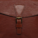 LOUIS VUITTON Epi Jeune FilleMM Shoulder Bag Brown M52153 LV Auth 129846-19