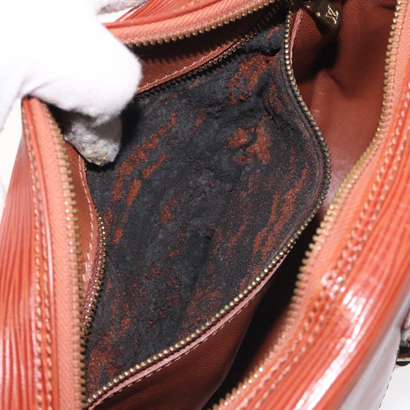 LOUIS VUITTON Epi Jeune FilleMM Shoulder Bag Brown M52153 LV Auth 129846