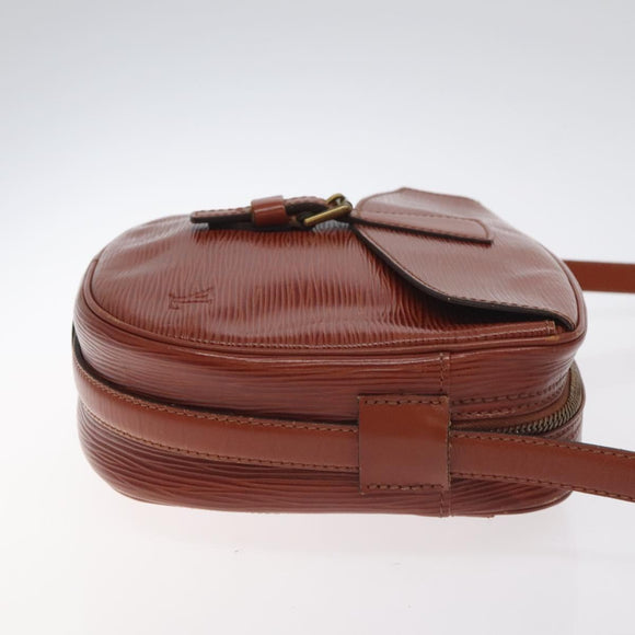 LOUIS VUITTON Epi Jeune FilleMM Shoulder Bag Brown M52153 LV Auth 129846