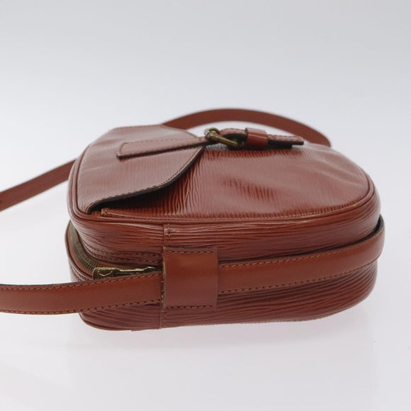 LOUIS VUITTON Epi Jeune FilleMM Shoulder Bag Brown M52153 LV Auth 129846