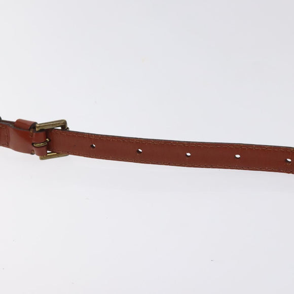 LOUIS VUITTON Epi Jeune FilleMM Shoulder Bag Brown M52153 LV Auth 129846