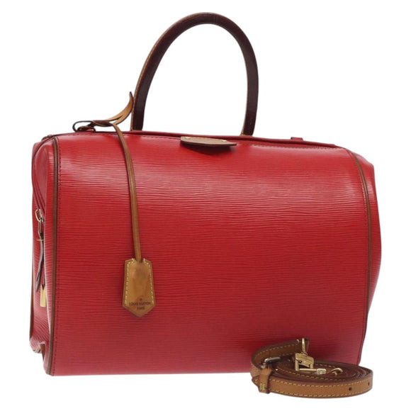 LOUIS VUITTON Epi Dock PM Hand Bag Red M93246 LV Auth 129848