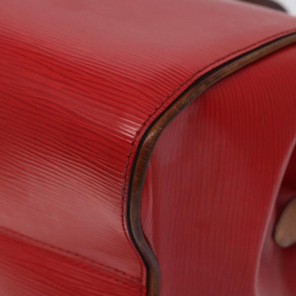 LOUIS VUITTON Epi Dock PM Hand Bag Red M93246 LV Auth 129848