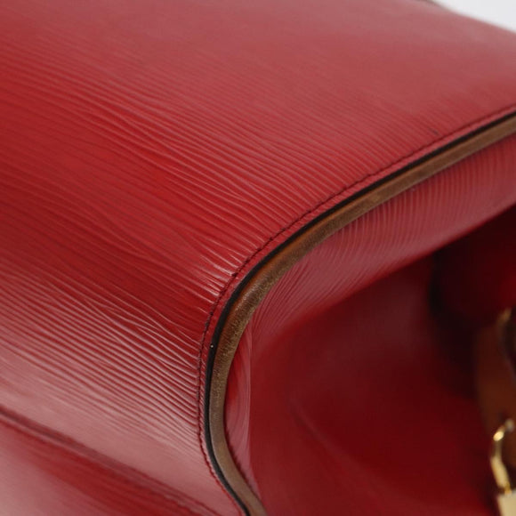 LOUIS VUITTON Epi Dock PM Hand Bag Red M93246 LV Auth 129848