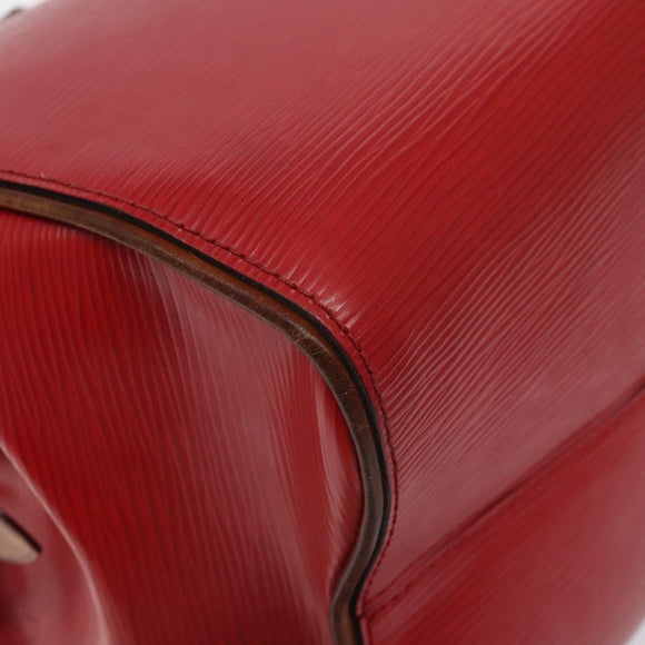 LOUIS VUITTON Epi Dock PM Hand Bag Red M93246 LV Auth 129848