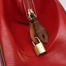 LOUIS VUITTON Epi Dock PM Hand Bag Red M93246 LV Auth 129848-18