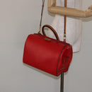 LOUIS VUITTON Epi Dock PM Hand Bag Red M93246 LV Auth 129848-24