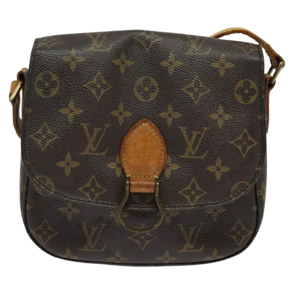 LOUIS VUITTON Monogram Saint Cloud MM Shoulder Bag M51243 LV Auth 129864