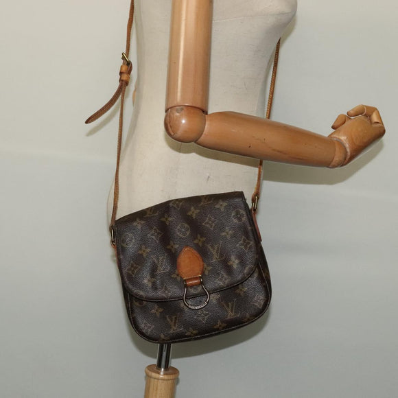 LOUIS VUITTON Monogram Saint Cloud MM Shoulder Bag M51243 LV Auth 129864