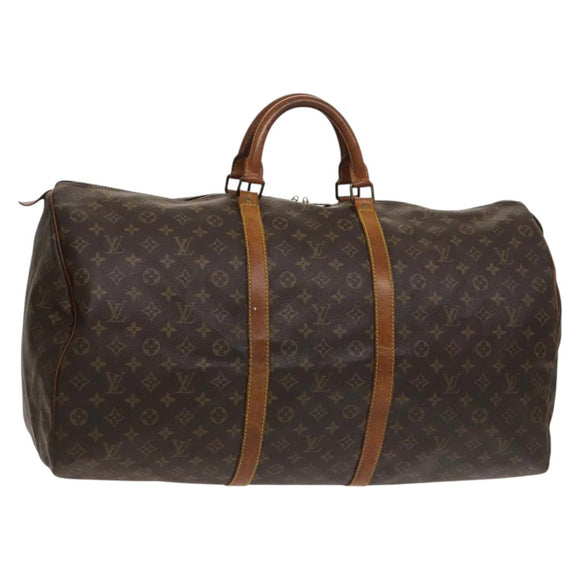 LOUIS VUITTON Monogram Keepall 60 Boston Bag M41422 LV Auth 129878