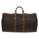 LOUIS VUITTON Monogram Keepall 60 Boston Bag M41422 LV Auth 129878-13