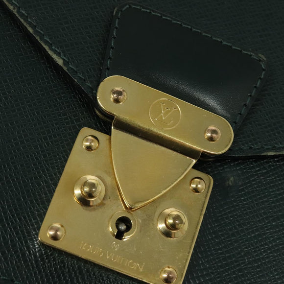 LOUIS VUITTON Taiga Monceau 28 Hand Bag Epicea M32064 LV Auth 129881