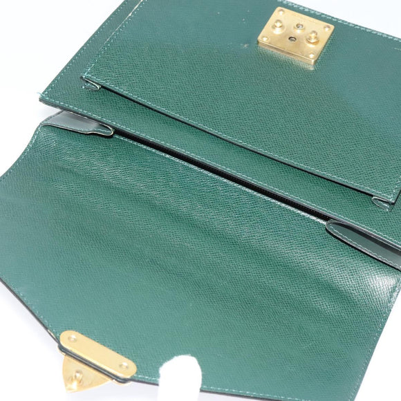 LOUIS VUITTON Taiga Monceau 28 Hand Bag Epicea M32064 LV Auth 129881