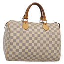 LOUIS VUITTON Damier Azur Speedy 30 Hand Bag N41533 LV Auth 129882-1