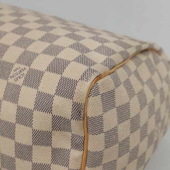 LOUIS VUITTON Damier Azur Speedy 30 Hand Bag N41533 LV Auth 129882