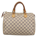 LOUIS VUITTON Damier Azur Speedy 30 Hand Bag N41533 LV Auth 129882-2