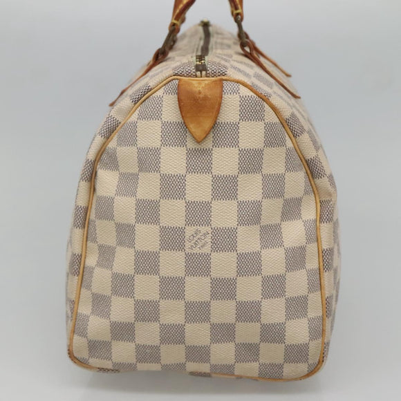 LOUIS VUITTON Damier Azur Speedy 30 Hand Bag N41533 LV Auth 129882