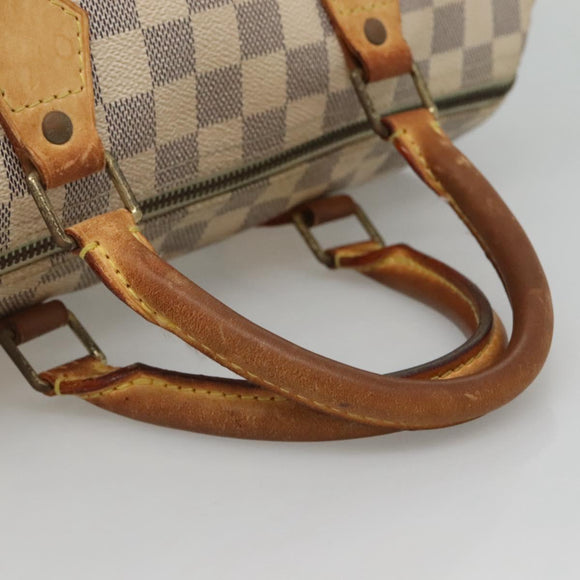 LOUIS VUITTON Damier Azur Speedy 30 Hand Bag N41533 LV Auth 129882