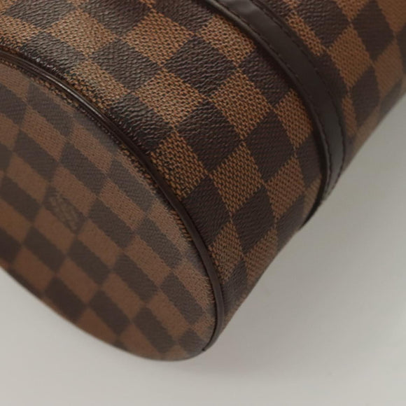 LOUIS VUITTON Damier Ebene Papillon 30 Hand Bag N51303 LV Auth 129886