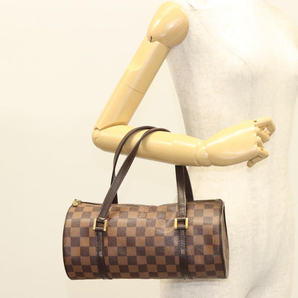 LOUIS VUITTON Damier Ebene Papillon 30 Hand Bag N51303 LV Auth 129886