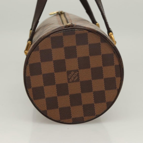 LOUIS VUITTON Damier Ebene Papillon 30 Hand Bag N51303 LV Auth 129886