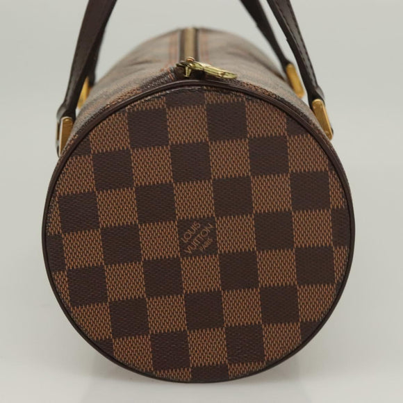 LOUIS VUITTON Damier Ebene Papillon 30 Hand Bag N51303 LV Auth 129886