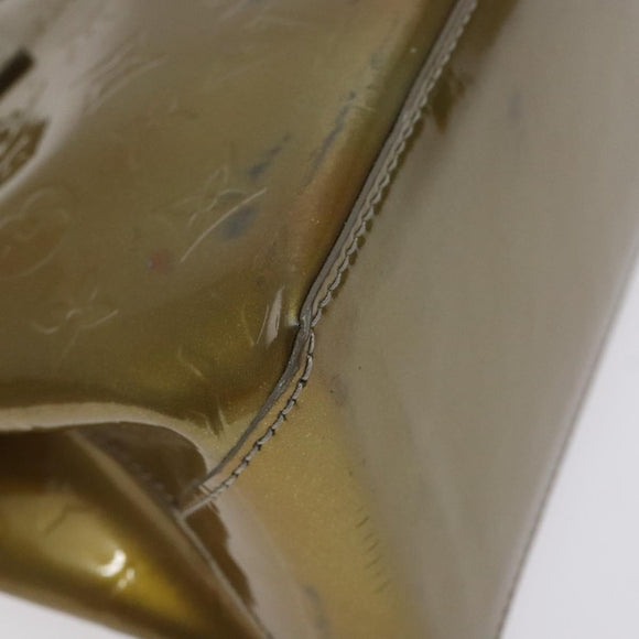 LOUIS VUITTON Monogram Vernis Wilshire PM Bag Gris Art Deco M91627 Auth 129895