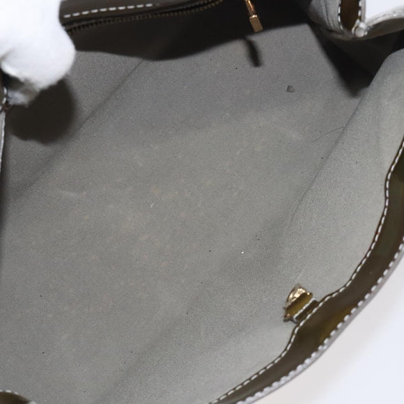 LOUIS VUITTON Monogram Vernis Wilshire PM Bag Gris Art Deco M91627 Auth 129895