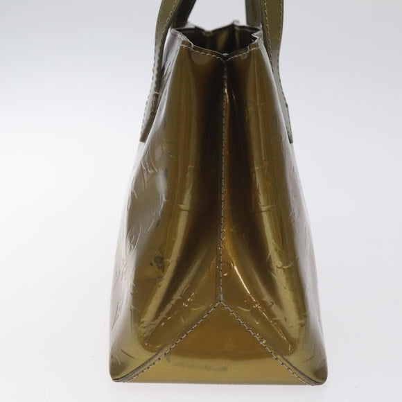 LOUIS VUITTON Monogram Vernis Wilshire PM Bag Gris Art Deco M91627 Auth 129895