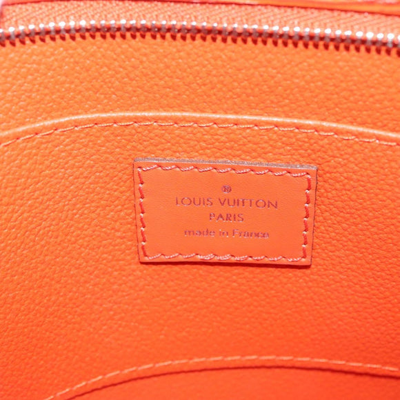 LOUIS VUITTON Epi Posh Toilet Pouch Orange Pimon M41084 LV Auth 129899