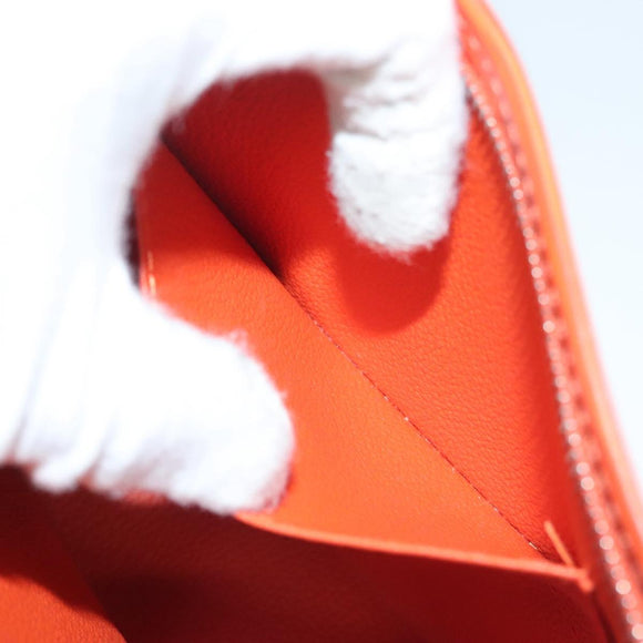 LOUIS VUITTON Epi Posh Toilet Pouch Orange Pimon M41084 LV Auth 129899