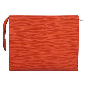LOUIS VUITTON Epi Posh Toilet Pouch Orange Pimon M41084 LV Auth 129899 - 0