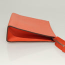LOUIS VUITTON Epi Posh Toilet Pouch Orange Pimon M41084 LV Auth 129899-4