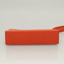 LOUIS VUITTON Epi Posh Toilet Pouch Orange Pimon M41084 LV Auth 129899-6