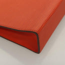 LOUIS VUITTON Epi Posh Toilet Pouch Orange Pimon M41084 LV Auth 129899-7