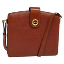LOUIS VUITTON Epi Capuchin Shoulder Bag Brown M52343 LV Auth 129900-1