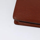 LOUIS VUITTON Epi Capuchin Shoulder Bag Brown M52343 LV Auth 129900-16