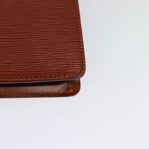 LOUIS VUITTON Epi Capuchin Shoulder Bag Brown M52343 LV Auth 129900