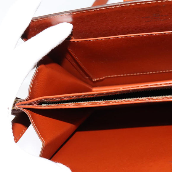 LOUIS VUITTON Epi Capuchin Shoulder Bag Brown M52343 LV Auth 129900