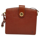 LOUIS VUITTON Epi Capuchin Shoulder Bag Brown M52343 LV Auth 129900-13